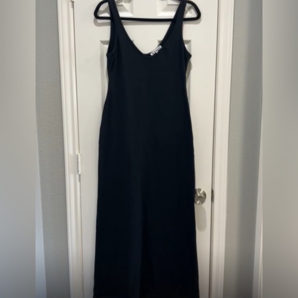 REFORMATION - Black Tyra Knit Dress - Maxi Dress - Picture 6 of 10